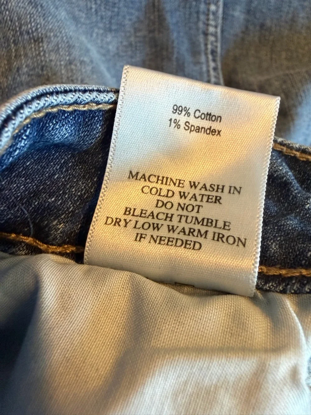Just USA Denim Cargo Skirt Mini Length Cotton Blend Comfort Casual Size Medium